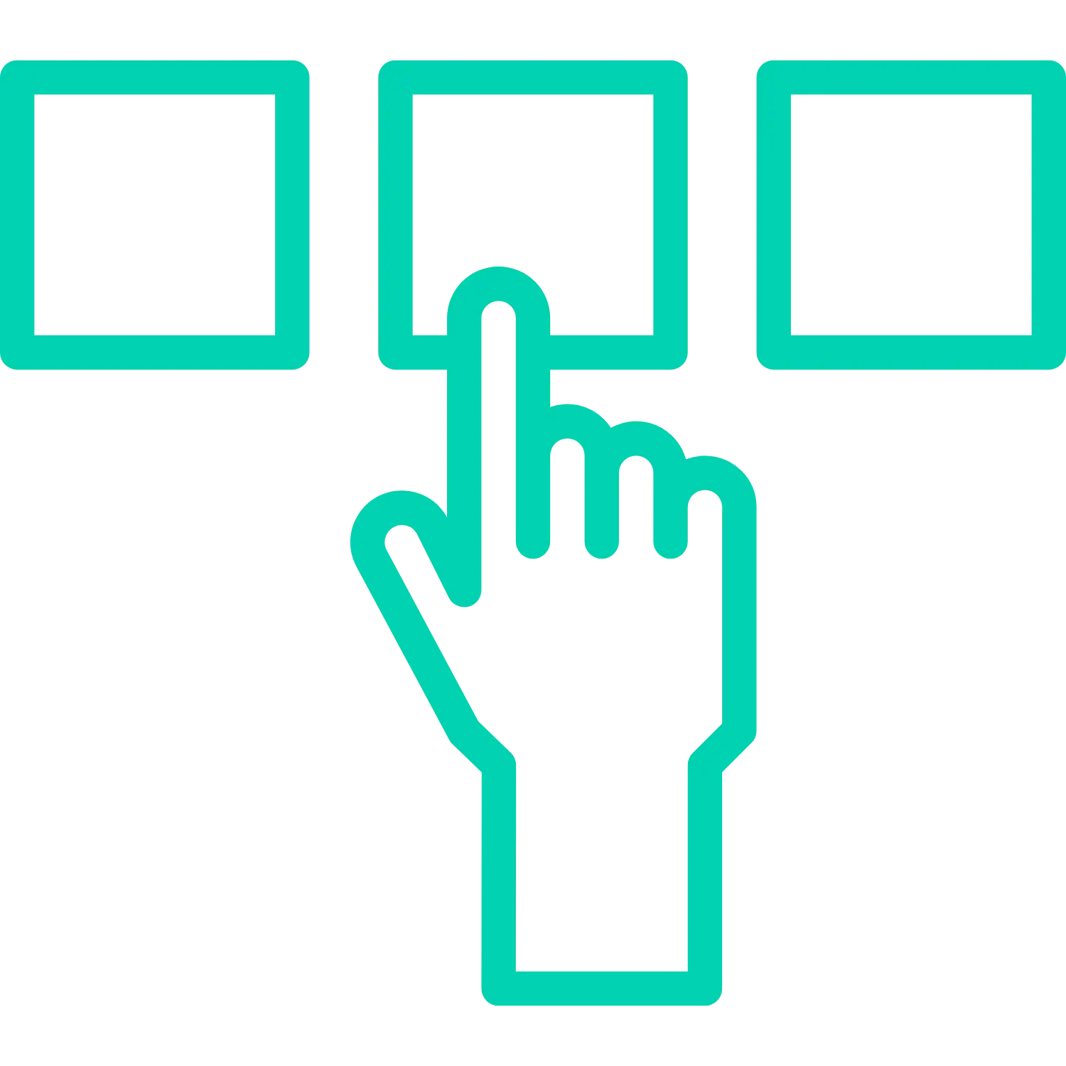 Icone choix d'une solution adaptée pour créer son site internet