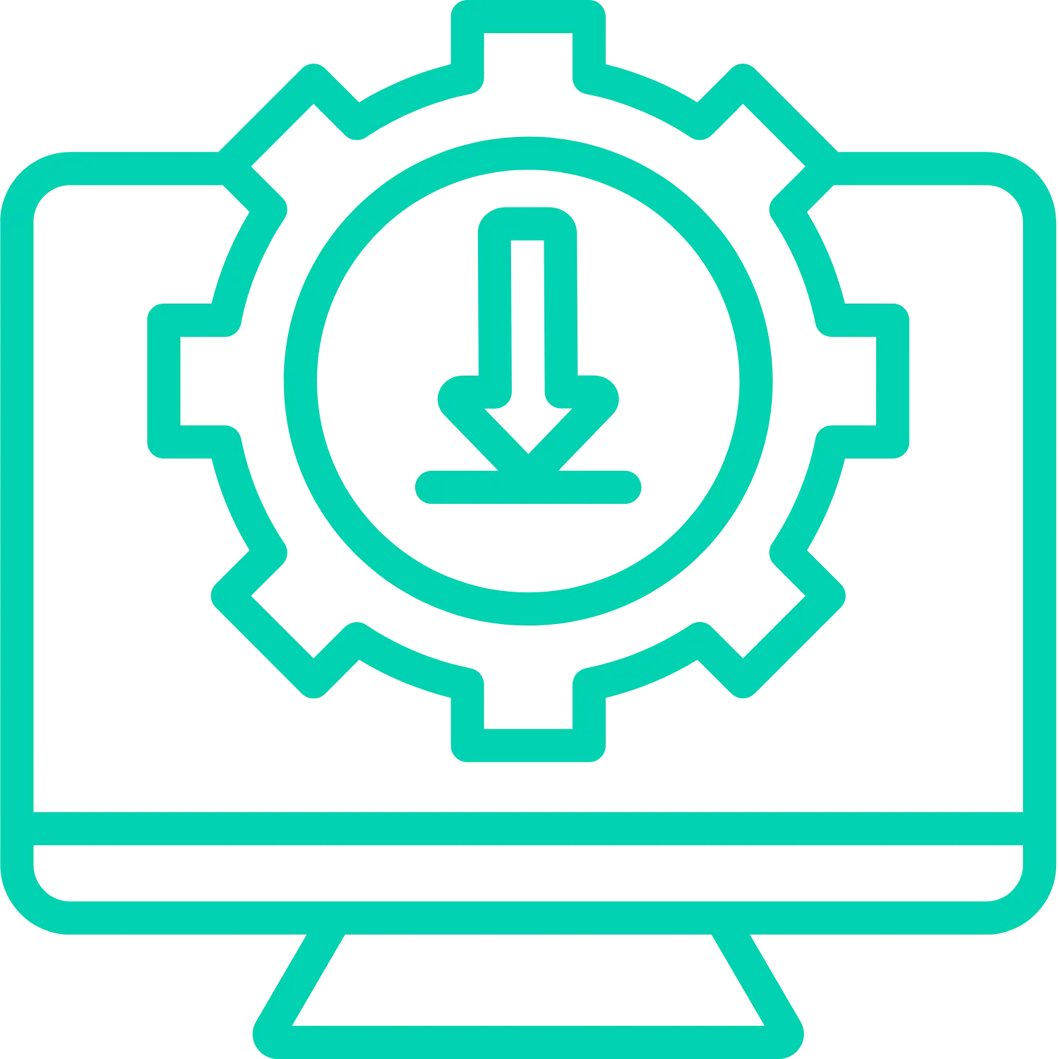 Icone installer les outils pour créer son site internet